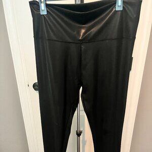 Black Leather Leggings